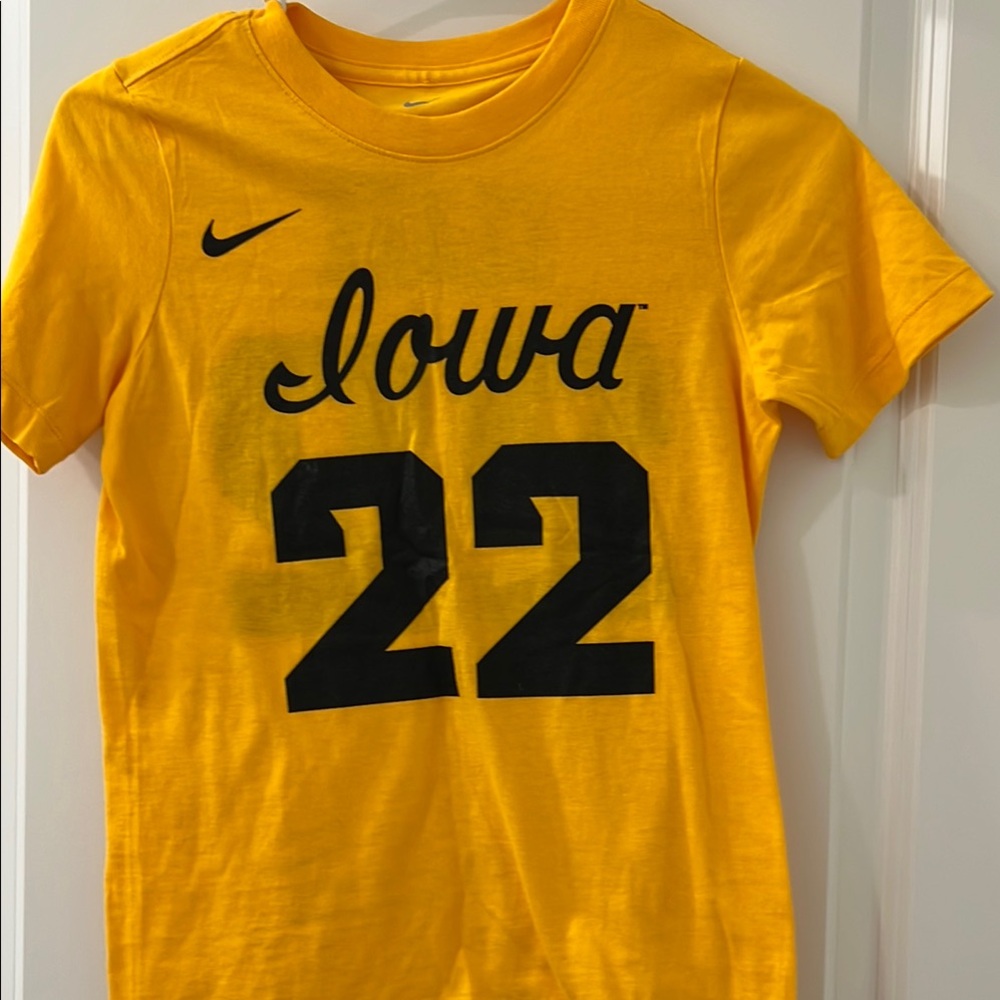 Nike Yellow and Black Iowa Short Sleeve Tee - NWOT